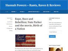 Tablet Screenshot of hannahpowers.net